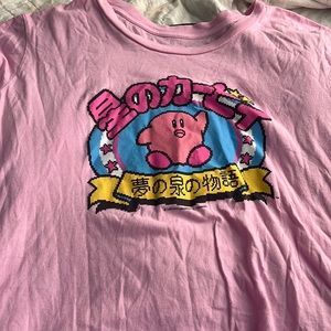 kirby pink tee